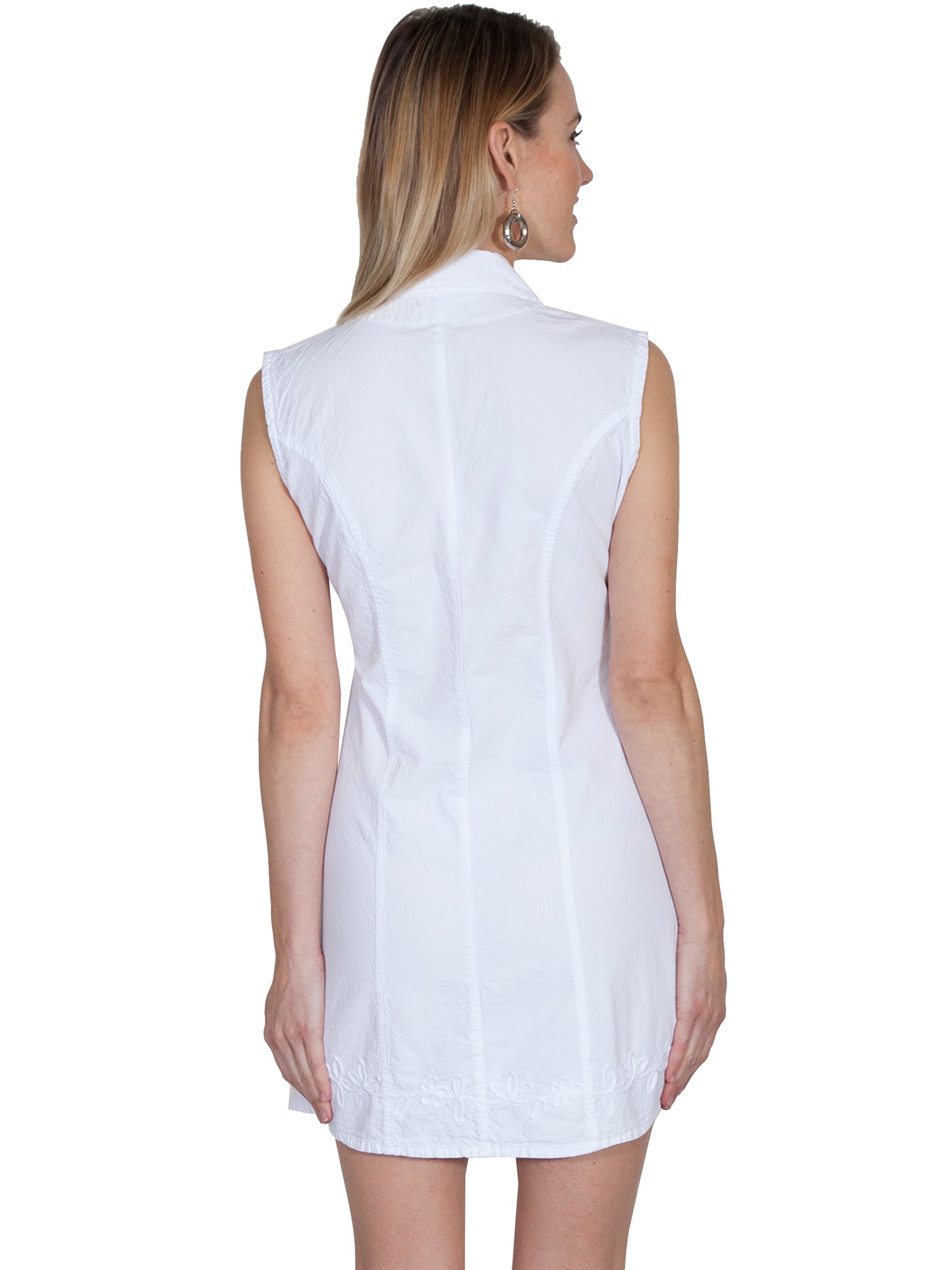 Scully Sleeveless Button Front Dress