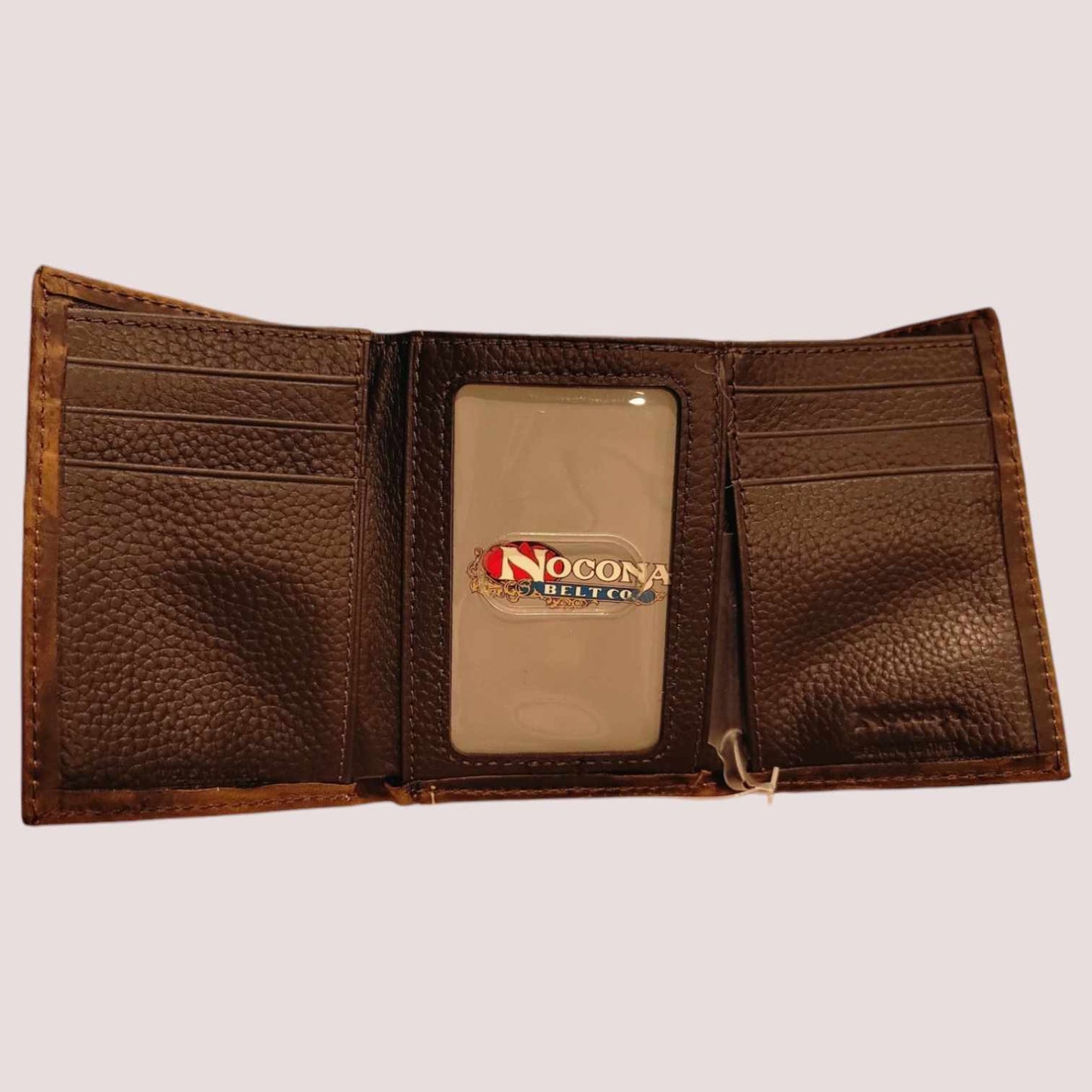 Nocona Mens Embroidered Trifold Wallet