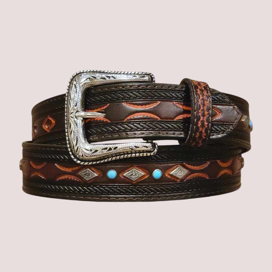 Ariat Men's 1 1/2"Concho Stud Belt