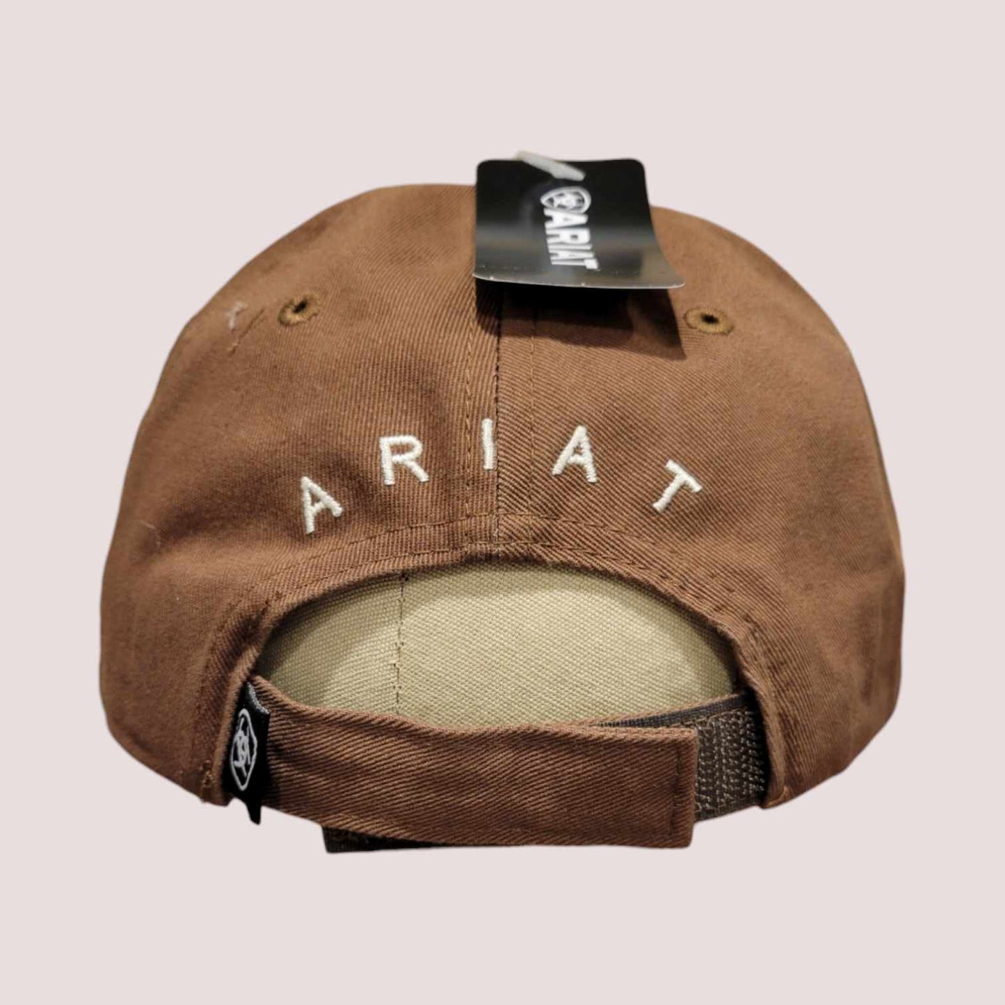 Ariat Ladies Embroidered Crystal Brown Cap