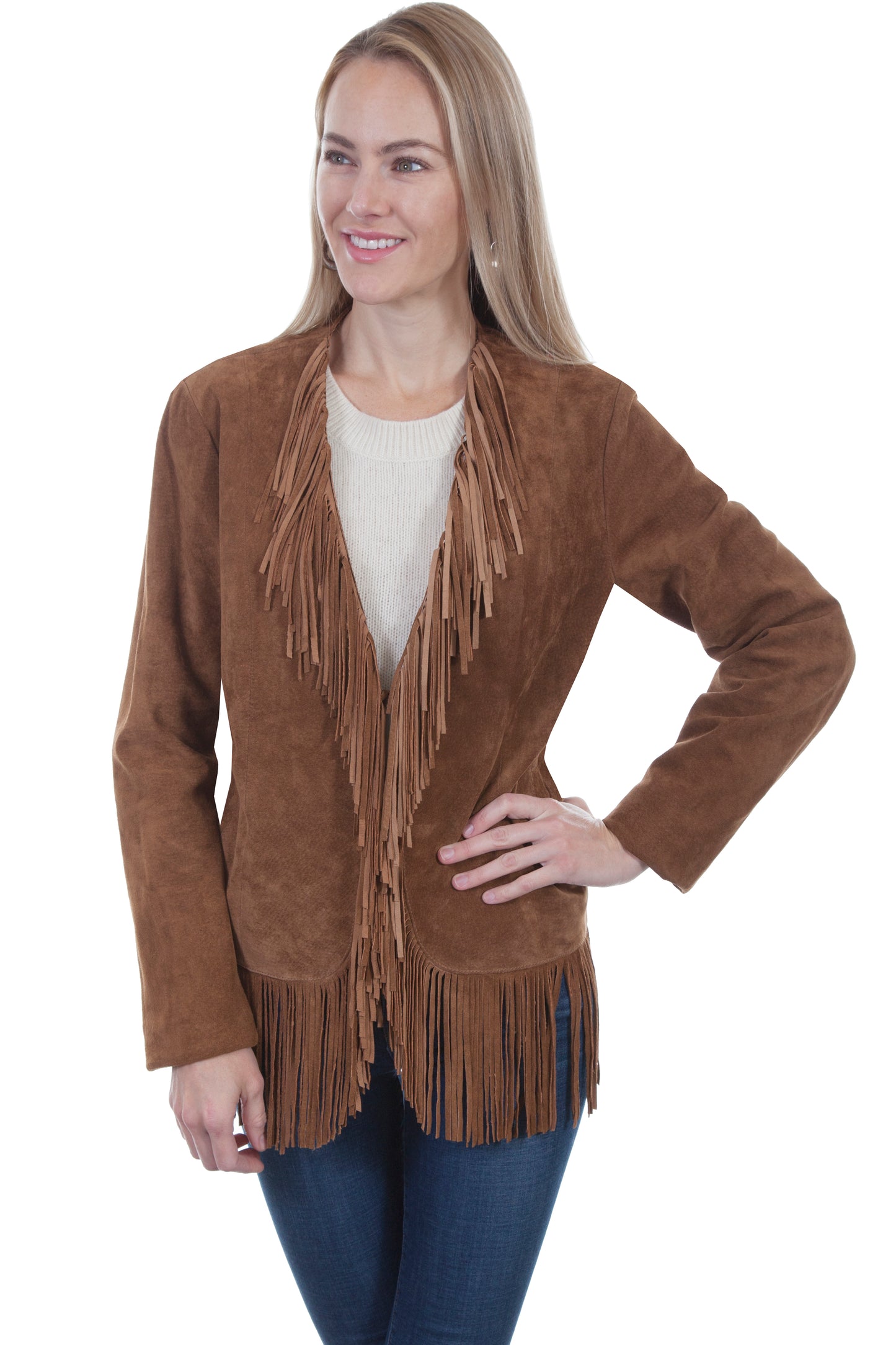 Scully Western Fringe Jacket